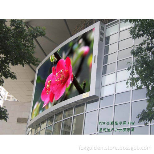 Large Viewing Angle P20 Advertising LED Display Outdoor